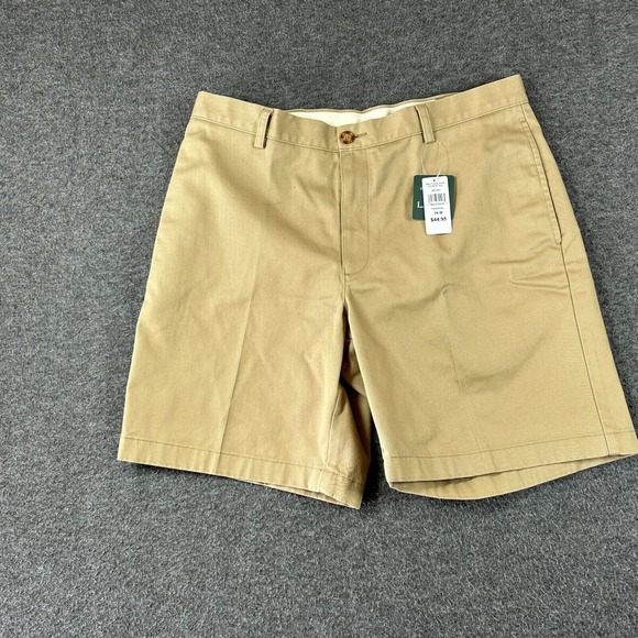 NWT L.L. Bean Classic Fit 267793 Khaki shorts mens size 34 Chino tan - Picture 1 of 10